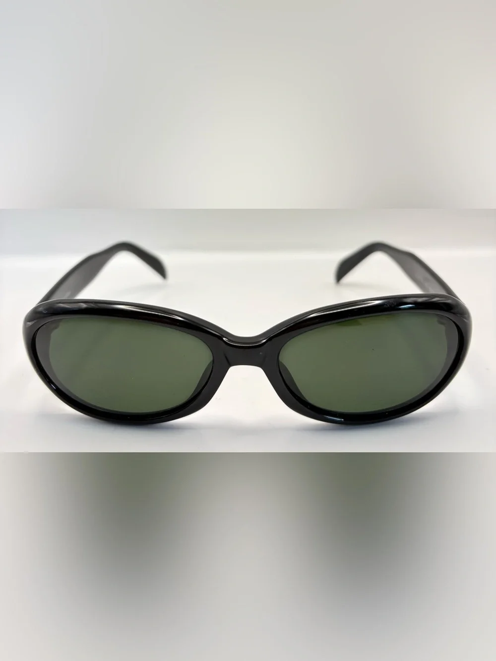 Calvin Klein 3037S Black Oval Sunglasses Frames Only
